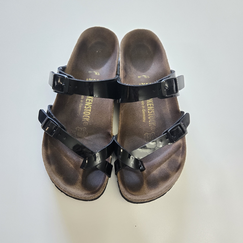 Size 37 Birkenstock Black Sandals